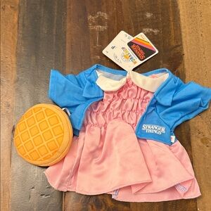 Build-A-Bear Pink and Blue Stranger Things Outfit